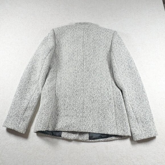 Women's Banana Republic Blazer Tweed One-Button Pockets Size 6 NWT - Picture 6 of 8